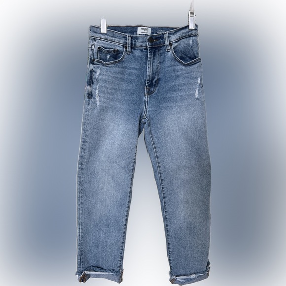 Kensie Denim - Kensie Jeans Vintage Luxe High Rise Slim size 4 Distressed